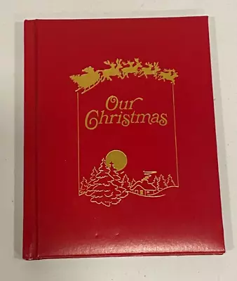 Vintage 1985 “Our Christmas” Keepsake Book Red Hardcover Unused • $8