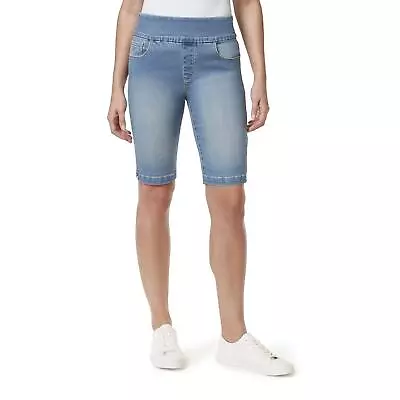 £12.99 • Buy Gloria Vanderbilt Slimming Stretch Fit Knee Shorts Pull-on High Waist