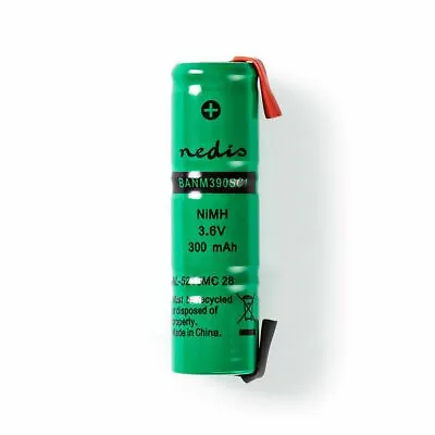 £7.52 • Buy Rechargeable NiMH Battery Pack 3.6V 300mAh Precharged With Solder Tabs