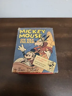 Mickey Mouse On Sky Island By Walt Disney Big Little Book #1417 • $35