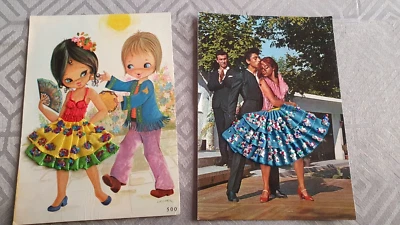 £3.50 • Buy 2 Silk Embroidery Spanish Postcards