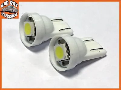 2x LED 501 T10 W5W Sidelight Interior Number Plate Bulbs  • £3.95