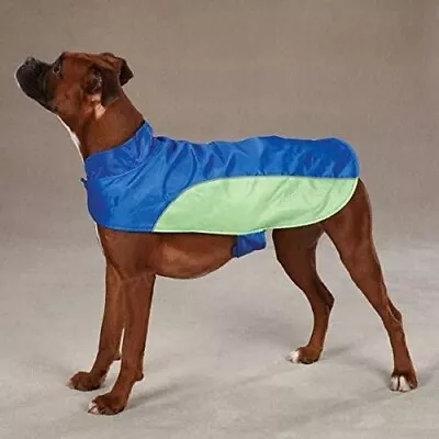 Zack And Zoey Blizzard Jacket Blue/Green Dog Jacket W/ Detachable Hood XXS Pet • $21.97