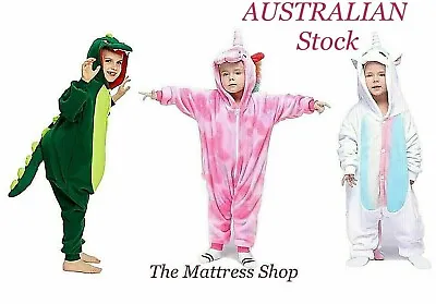 $29.95 • Buy ~❤️~Kids Dress-Up Dinosaur Unicorn Pegasus Play Suit Costume Pyjamas NEW PJs❤️