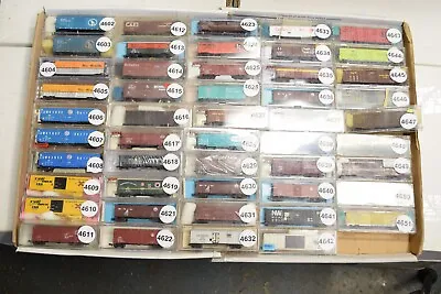 N Scale BOX CAR UP SP NW GN RBOX SF ATSF B&O MILW NYC NP RG Cars Sold Individual • $9.95