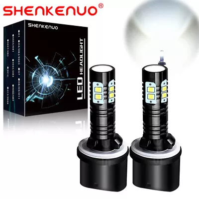 2pcs 880 LED Driving Fog Lights Bulbs Kit 6000K For Chevy Corvette C5 1997-2004 • $13.02