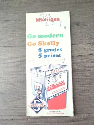 Michigan Road Map Courtesy Of Skelly 1972 Edition • $14.95