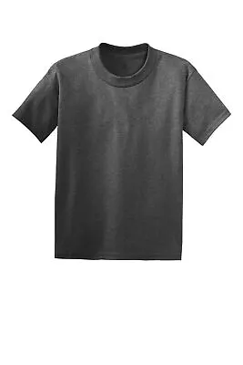 Hanes- Youth EcoSmart 50/50 Cotton/Poly T-Shirt - 5370 • $9.41