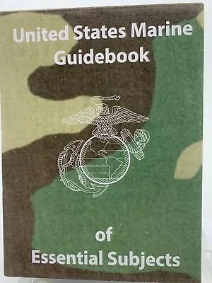 US MARINE CORPS Guidebook Handbook Of Essential Subjects Training Book USMC NEW • $13.49