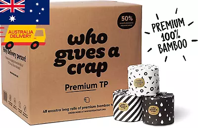 Who Gives A Crap Premium Bambo Toilet Paper 48 Rolls Mummy Costume AU Shipping • $87.99