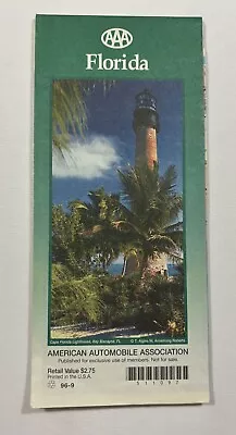 1996 Aaa Vacation Travel Guide Map Of Florida ~ American Automobile Assoc. • $2.99