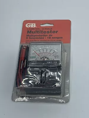 Vintage 1996 GB Instruments GMT 12A Multimeter /tester 5 Function 16 Range • $22