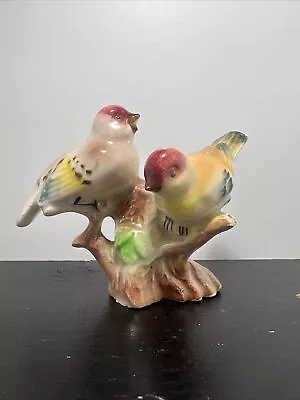 Vintage Ceramic Song Birds On Branch Free Shipping • $19.98