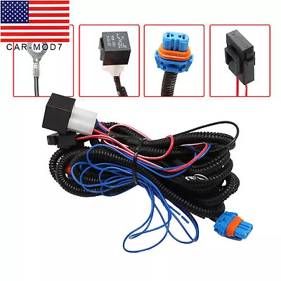 Fog Light Wiring Harness Kit Replacement For Chevy Silverado 1500 2500 2003-2006 • $15.20