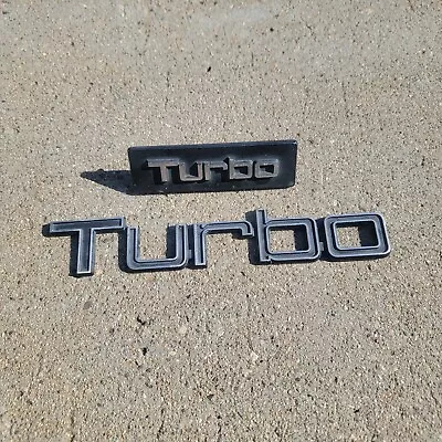 Volvo 240 Turbo OE Badge Set Trunk And Grill Rare 242 244 245 Nice • $200