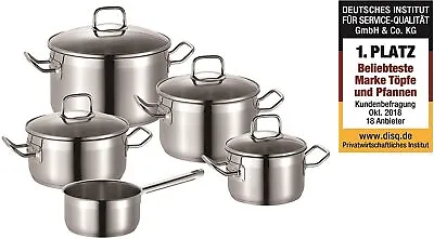 ZWILLING Pot Set Saucepan Pot Stainless Steel Pots 5-tlg Round • $355.80