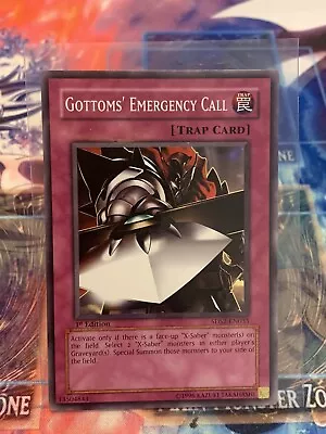 $4.99 • Buy Yugioh X1 Gottoms' Emergency Call 5DS2-EN033 1st Edition (Very Light Play!)