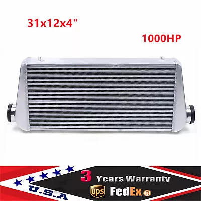 Universal 3  Inlet & Outlet One Side Front Mount Intercooler For Turbo Charger • $171
