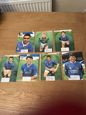 £2.99 • Buy 7 Chester City Fc Player Photo Autographed Laminated Cards Circa 1992