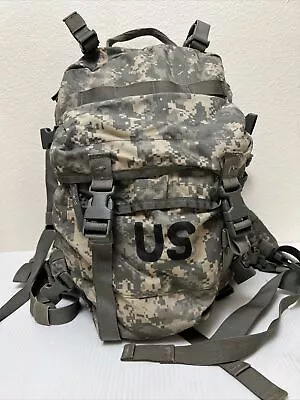 US ARMY ACU ASSAULT PACK 3 DAY MOLLE II BACKPACK BUG OUT BAG W/ Stiffener • $39.99