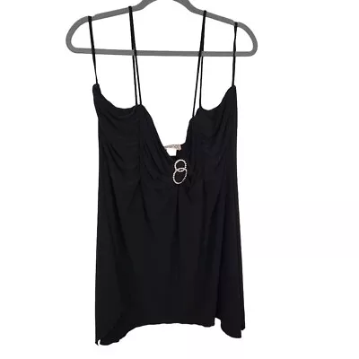 MKM Designs Ruched Top Halter Blouse In Black Size 3X • $13.50