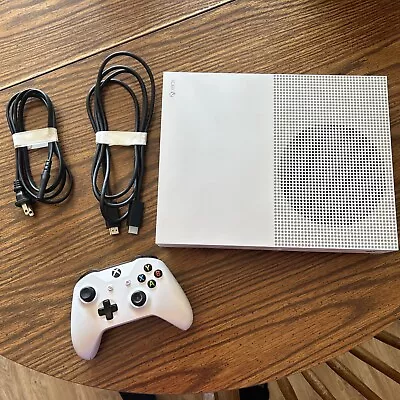 Microsoft Xbox One S 1TB White Console Gaming System W/ Controller  1681 • $100