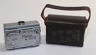 Mamiya Super 16 Spy Subminiature Camera Vintage W/ Case Made In Japan NR Mint • $60