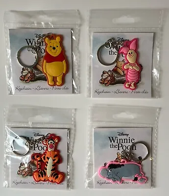 £8 • Buy Disney Winnie The Pooh Keychain Set (Winnie The Pooh, Piglet, Tigger And Eeyore)
