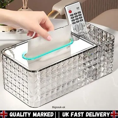 Storage Tissue Box Paper Napkin Holder Dispenser Case Organizer • £7.19