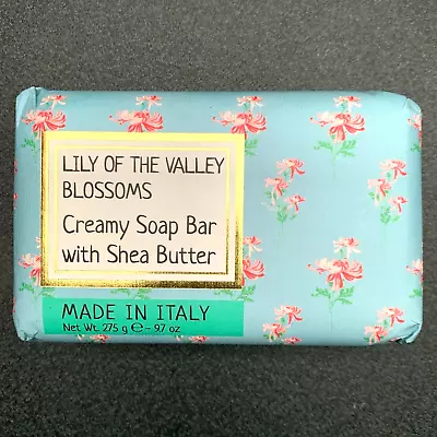 £7.99 • Buy Lily Of The Valley Mughetto Soap Bar 275g Vegan OK Made In Italy Shea Natural