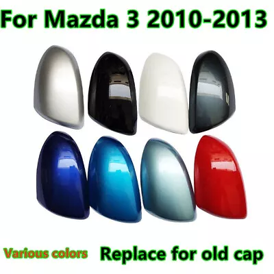 Left Driver Right Passenger Side Mirror Cover Cap NoSignal For Mazda 3 2010-2013 • $18.99