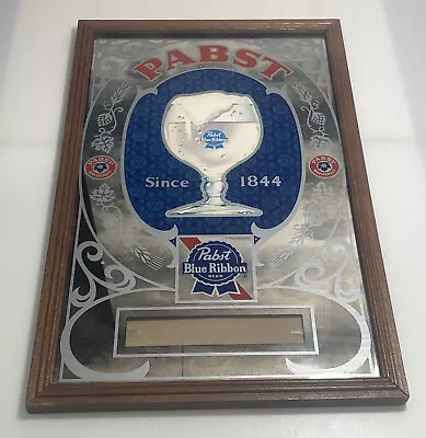 Pabst Blue Ribbon Beer Mirror Sign- Can Be Personalized W/Name 21x13.5” • $89.99