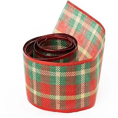 Christmas Cake Ribbon Frills Decoration Wired Band Traditional 1 Yard Lengths • £2.99