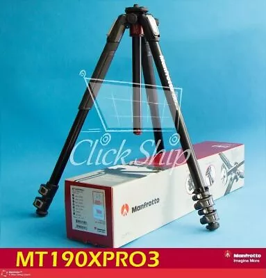 Manfrotto MT190XPRO3 Aluminum Tripod Mfr # MT190XPRO3 • $403.54