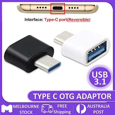 USB 3.1 Premium Fast Type C Male To A Female Converter USB-C Data OTG Adapter • $5.24