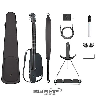 Enya NEXG 2 Carbon Fibre Smart Acoustic Guitar Deluxe - Wireless Looper - Black • $1199.99