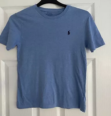 Polo Ralph Lauren Blue T-shirt Age 10-12 Yrs • £15
