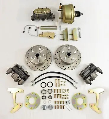 1964 1965 1966 Ford Mustang Six Cylinder 5 Lug Power Front Disc Brake Conversion • $689