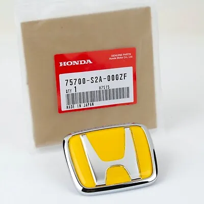 Genuine Oem Honda S2000 Ap1 Ap2 Front Yellow Emblem 75700‐s2a-000zf  • $67.95