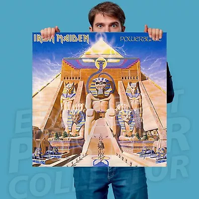 Iron Maiden Powerslave 24x24 Album Cover Vinyl Poster • $67.90