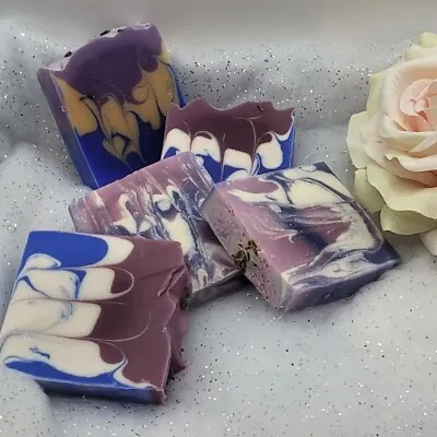 Lavender Soap Bar Natural Handmade Organic Vegan Cruelty Free Purple Gift • £4.99