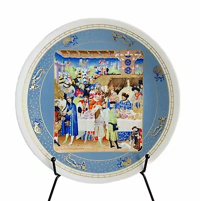 D’arceau-Limoges Collector Blue Plate Janvier Premier Edition • $18.75