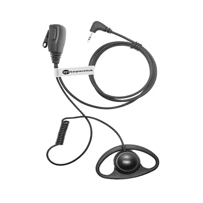 Cobra 1 Pin 2.5mm Radio Portable D Shape Soft Rubber PTT Mic Earpiece Headset  • £11.99