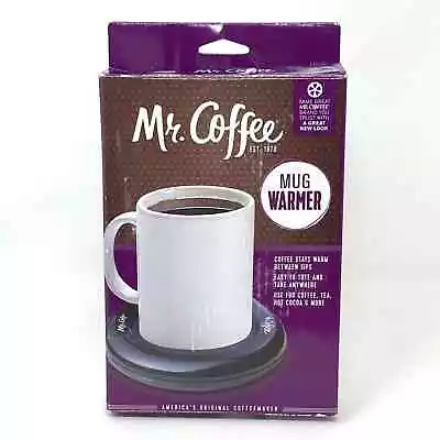 Mr. Coffee Electric Mug Warmer Plate Black Portable MWC • $15.97