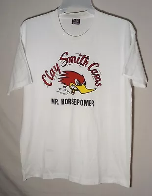 Vintage Clay Smith Cams Mr Horsepower Adult (XL) Single Stitch Hot Rod T-Shirt • $49.99