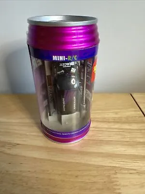 Mini RC Car In A Can With Charger & Remote Headlights Light Up Car Racers • $8.99