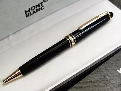 New Montblanc Gold Finish Meisterstuck Classique Luxury Ballpoint Pen 164B • $119