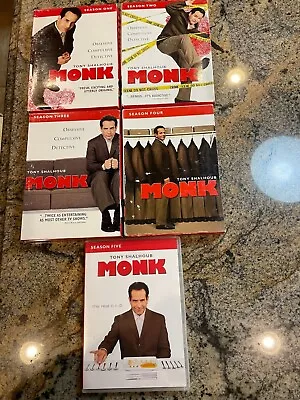 Monk Seasons 1 -5 DVD • $12.95