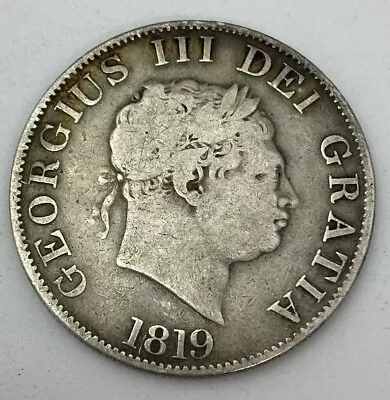 1819 Silver Halfcrown • £0.99