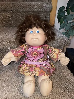 Vintage Cabbage Patch Kid Doll Coleco 1986 Doll Red Cornsilk Hair Blue Eyes • $29.99